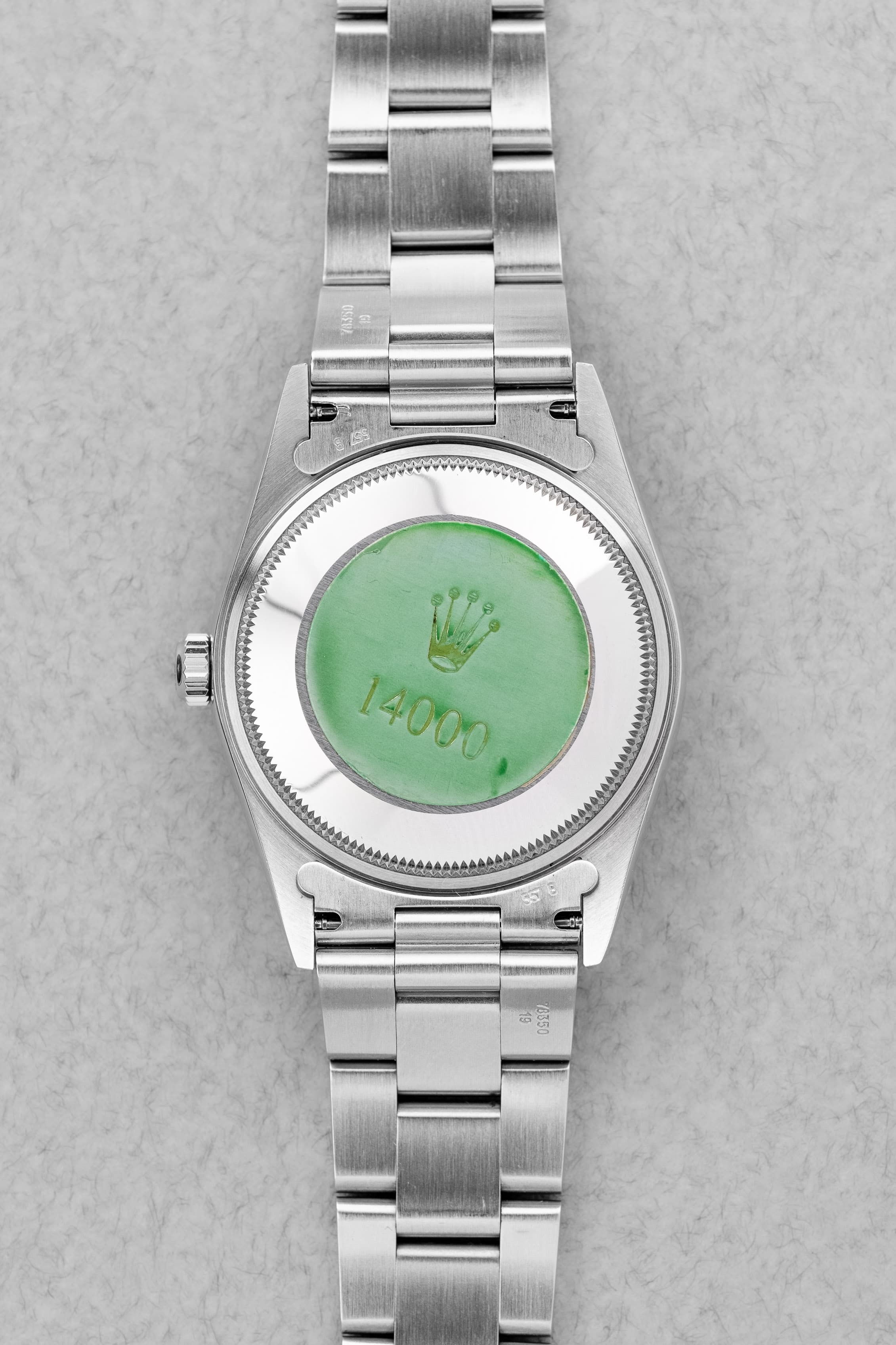 HSAV Rolex Air-King 14000 de 1999 en parfait état – Cadran « Argent/Silver » - Back
