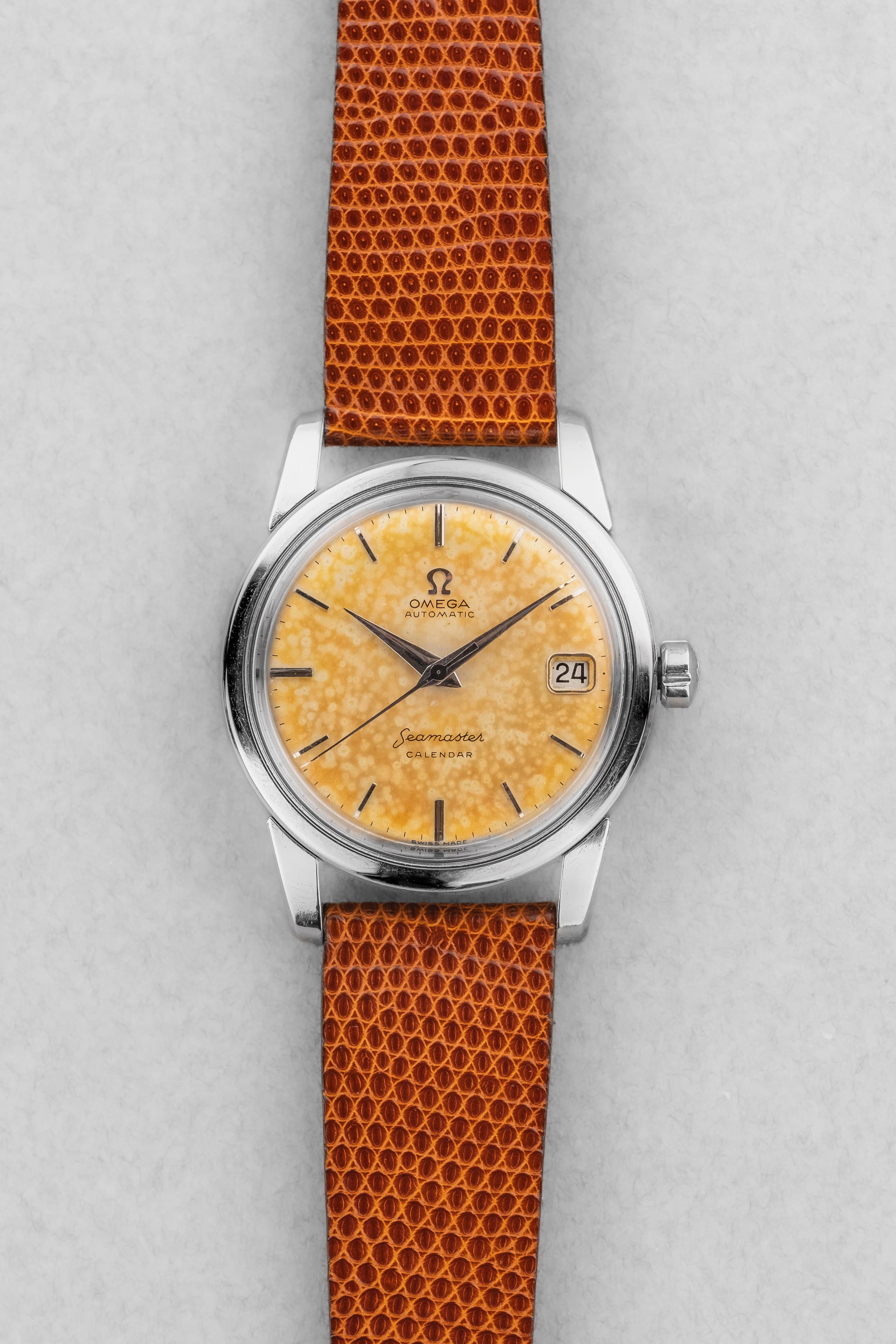 HZ2U Omega Seamaster Calendar réf. 2849-5 SC de 1958 – Cadran Tropical - Front