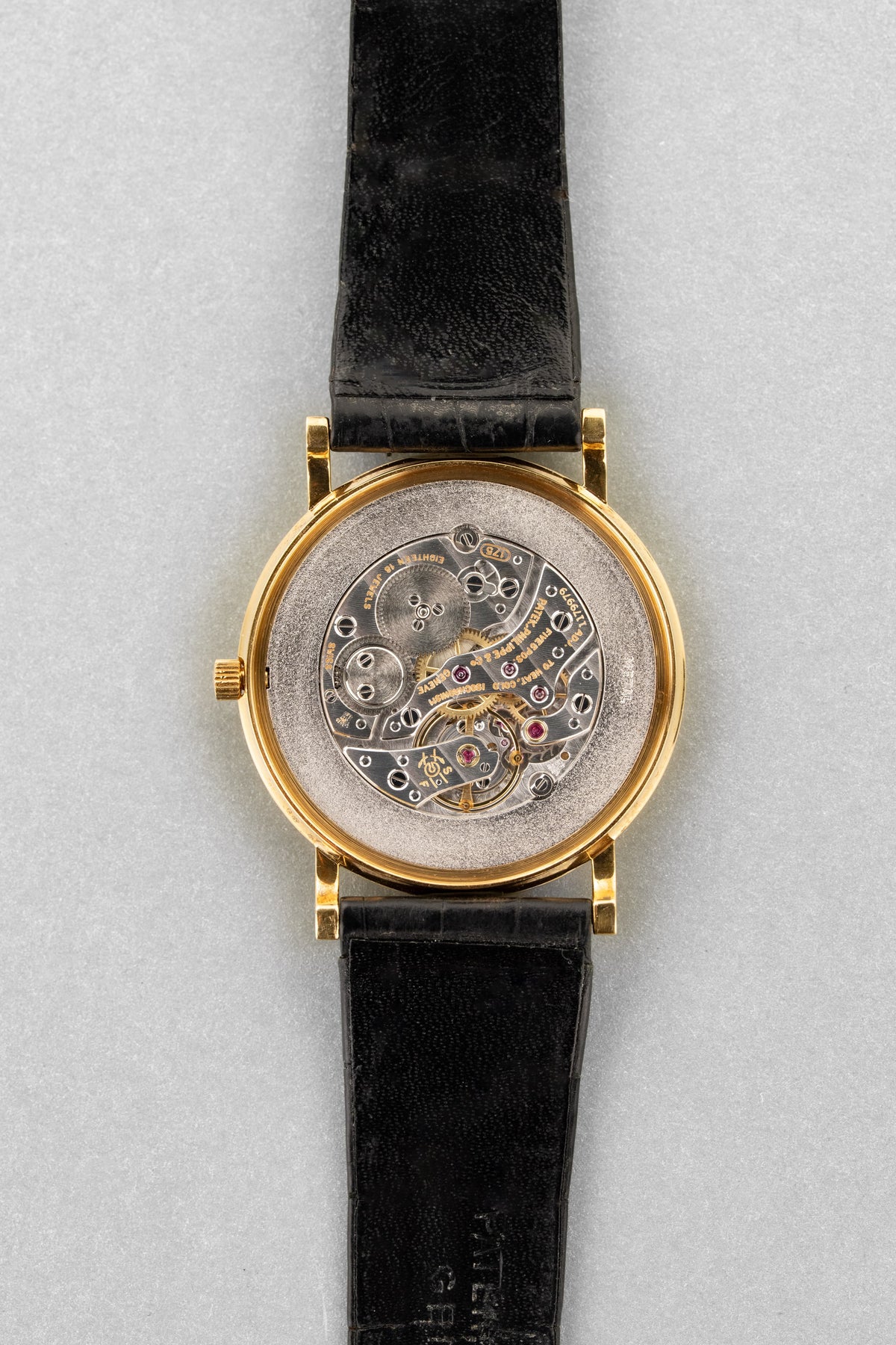 JDML 精美的 Patek Philippe Calatrava 型號 3520 黃金腕錶，1976-1983 年——品相絕佳、Full Set、First Series - 機芯