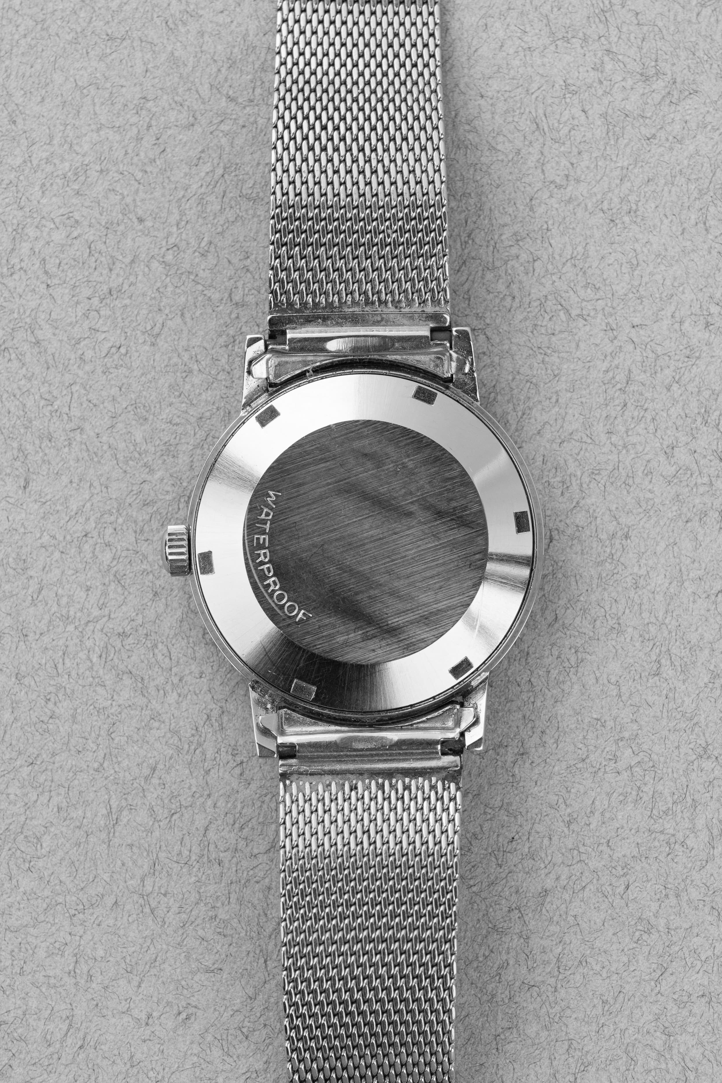 K1XY Rare et intéressante Omega Seamaster Chronomètre 167.070 en acier de 1968 - Back