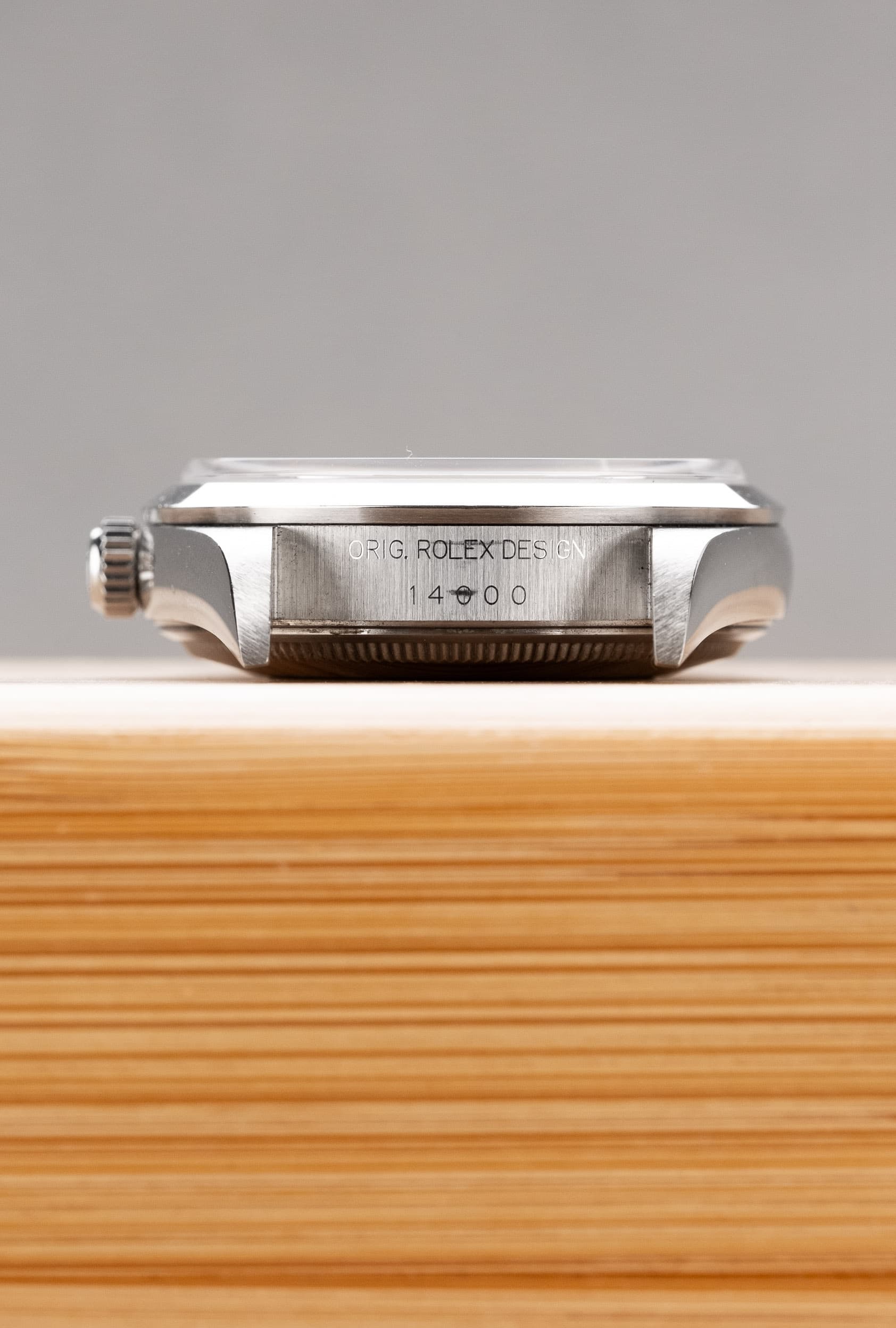 L1DU Rolex Air-King 14000 de 1997 – Cadran bleu « Explorer 3-6-9 » - Lugs - Reference