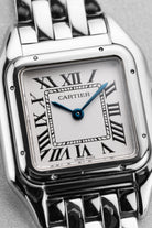 L5NF Cartier Panthère « Moyen Modèle » réf. 4016/WSPN0007 en acier, circa 2023 – Full set - Dial