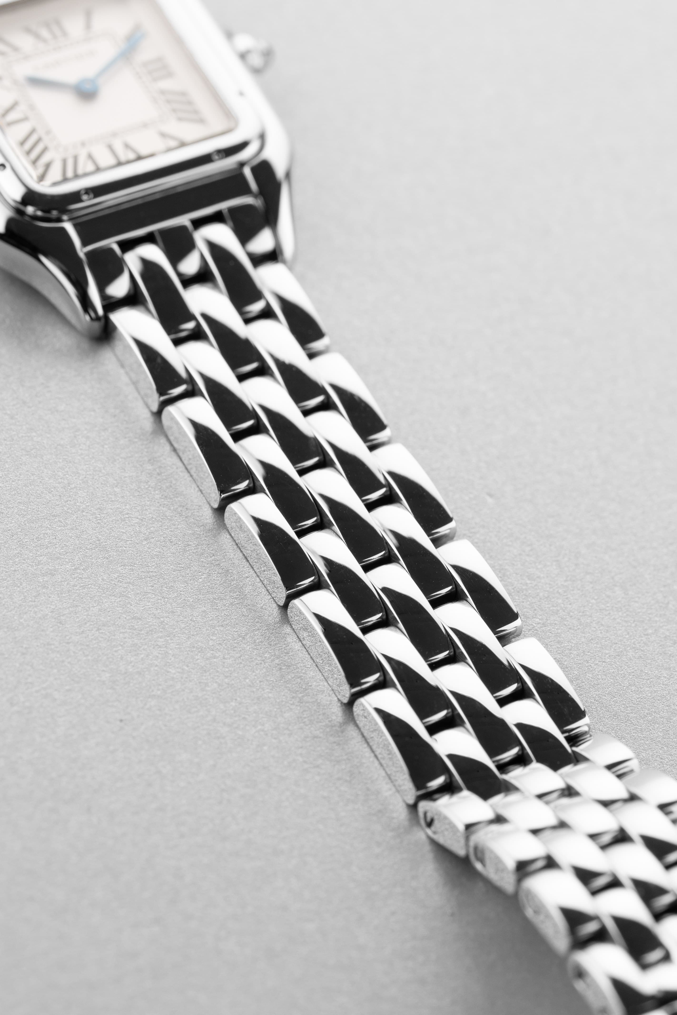 L5NF Cartier Panthère « Moyen Modèle » réf. 4016/WSPN0007 en acier, circa 2023 – Full set - Feature