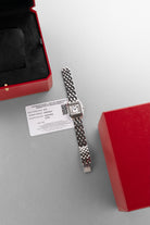L5NF Cartier Panthère « Moyen Modèle » réf. 4016/WSPN0007 en acier, circa 2023 – Full set - Papers