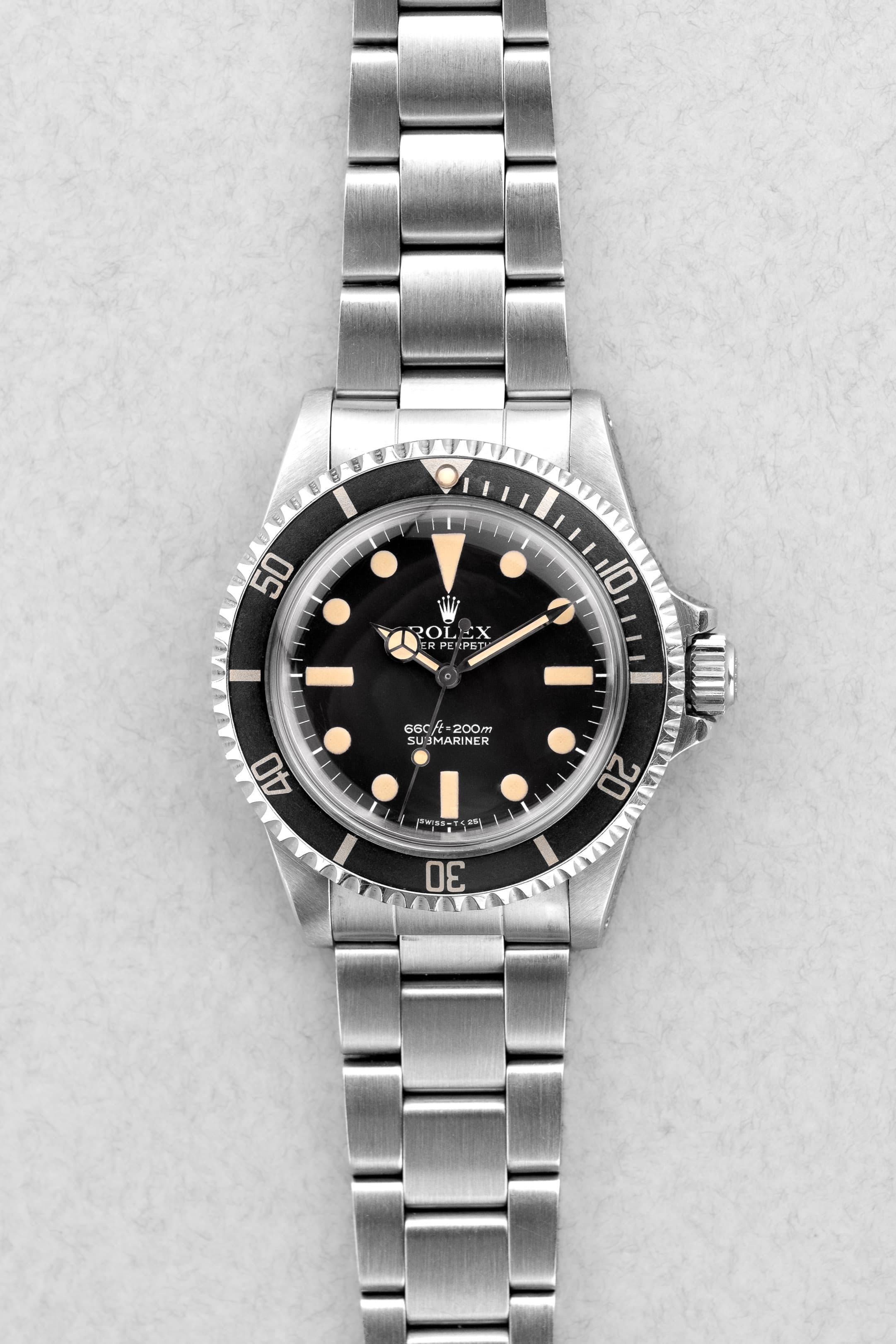 L62H Rolex Submariner réf. 5513 « Maxi Mark 1 » de 1977-1978 - Front