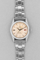 L8YQ Tudor Prince Oysterdate ref. 7914 1957년식 – 「Honeycomb」 라듐 다이얼과 「Roulette」 데이트 - 정면