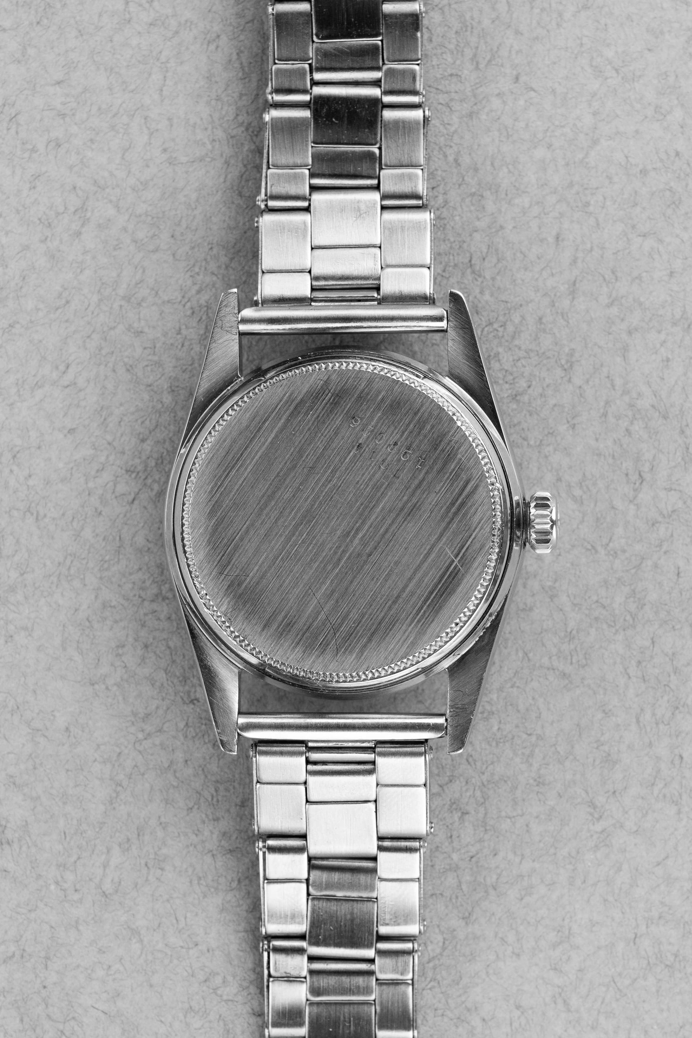 L8YQ Tudor Prince Oysterdate réf. 7914 de 1957 – Cadran nid d'abeille et date roulette - Back