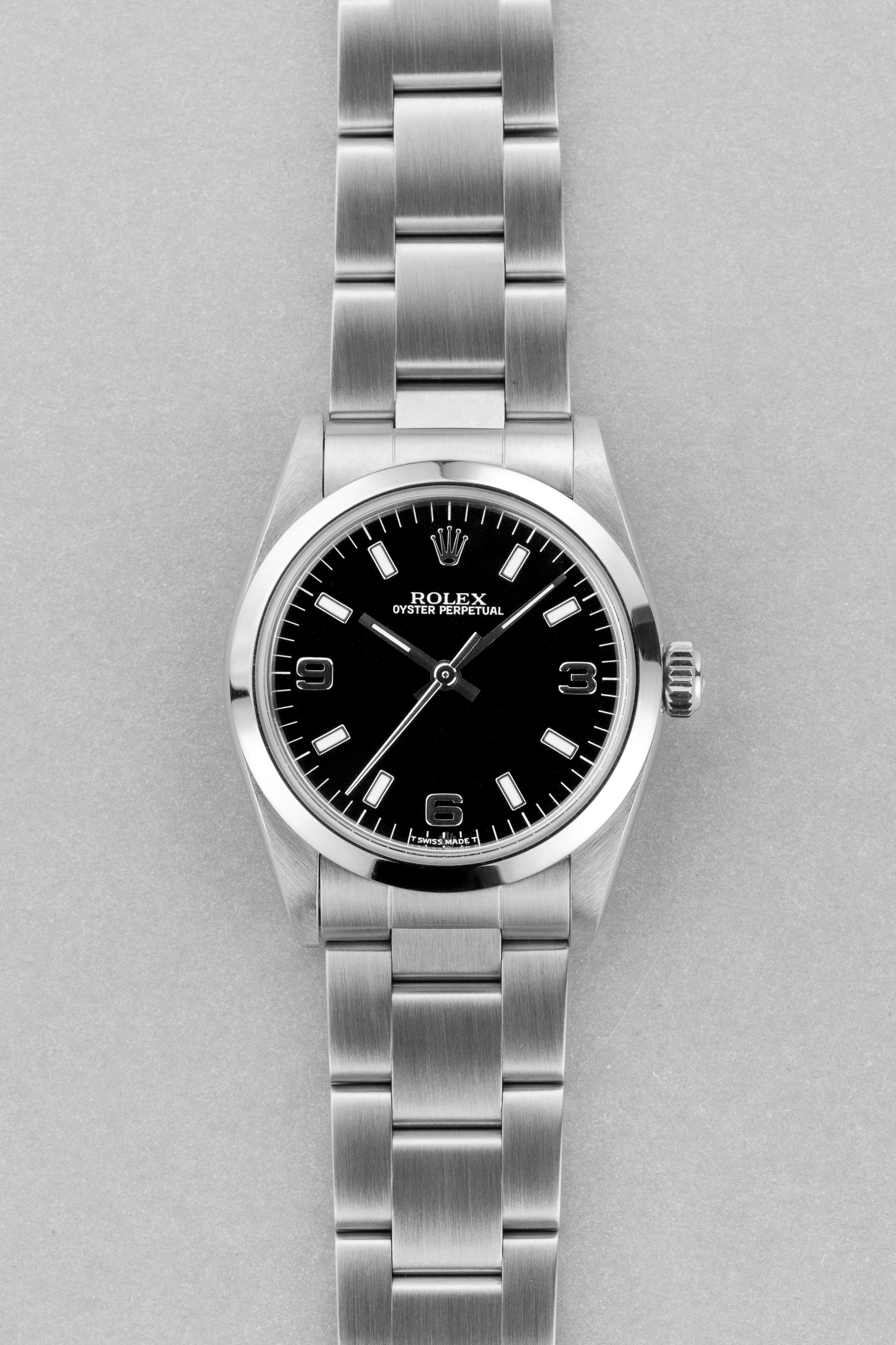 LDVZ Rolex Oyster Perpetual 31 ref. 77080 del 1999 – Quadrante nero « Explorer 3-6-9 » - Fronte