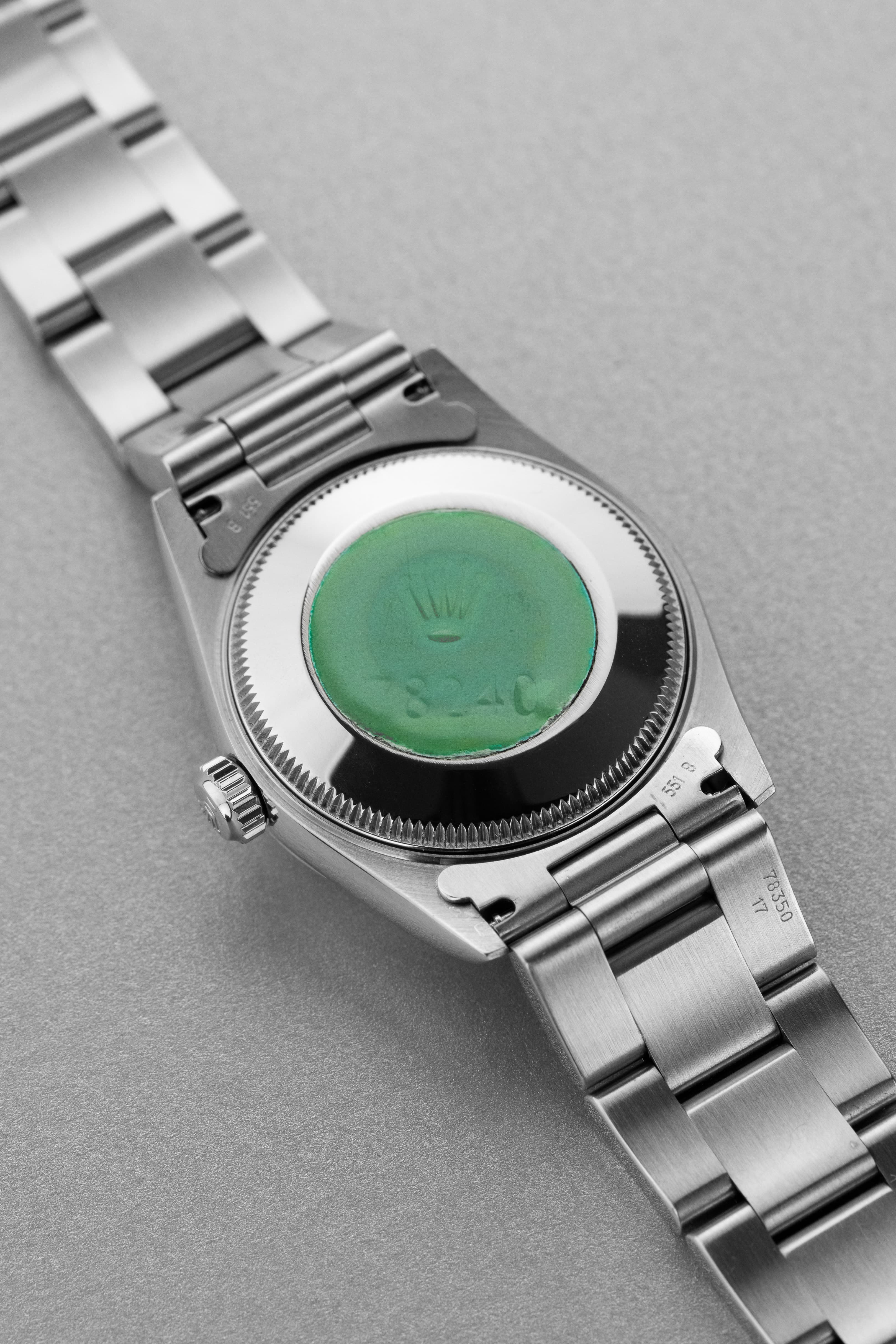 LENC Rolex Datejust 31 ref. 78240 de 2000 – Mostrador azul, Estado perfeito, Autocolante Rolex de origem - Traseira