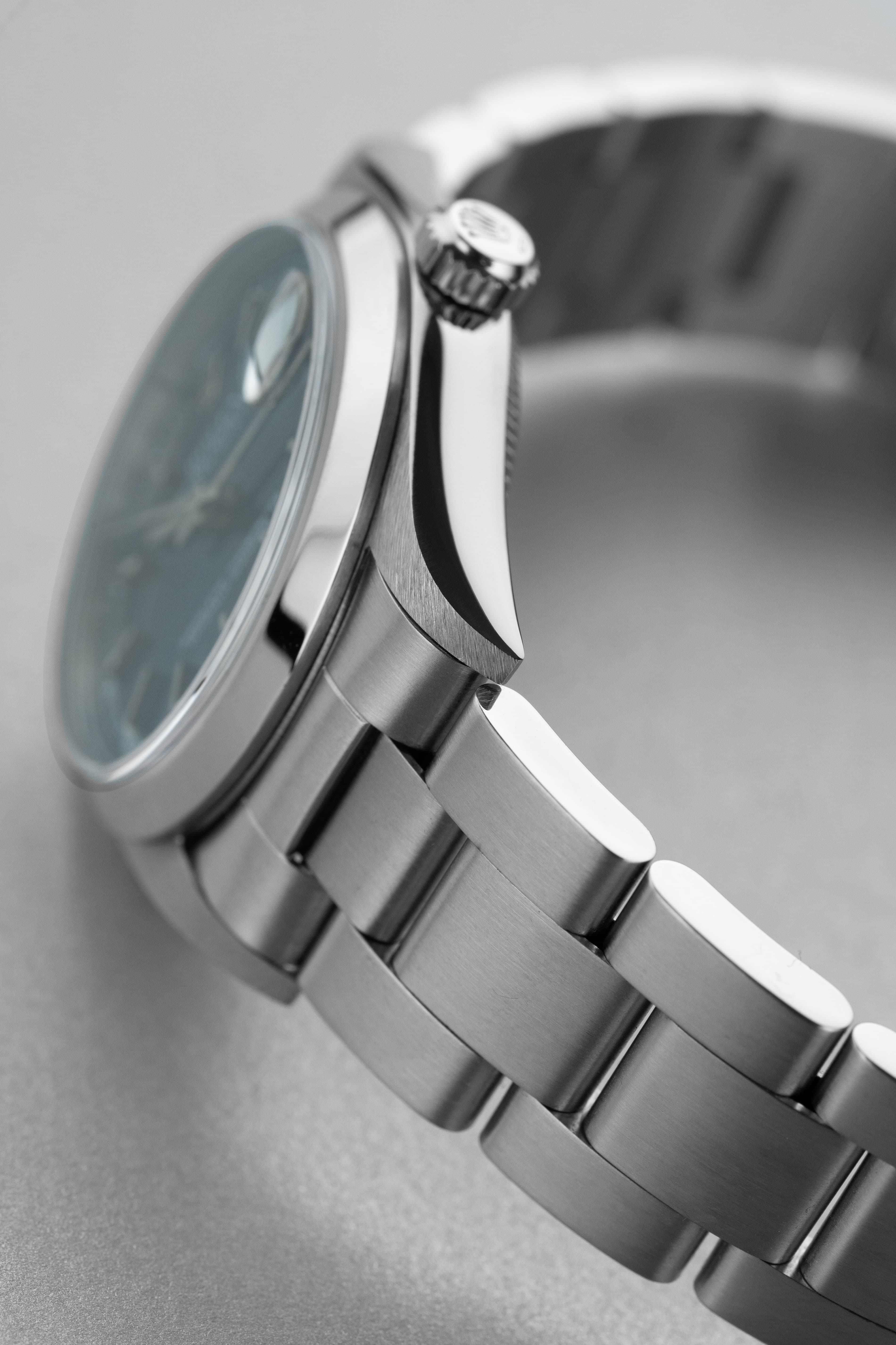 LENC Rolex Datejust 31 ref. 78240 de 2000 – Mostrador azul, Estado perfeito, Autocolante Rolex de origem - Detalhe