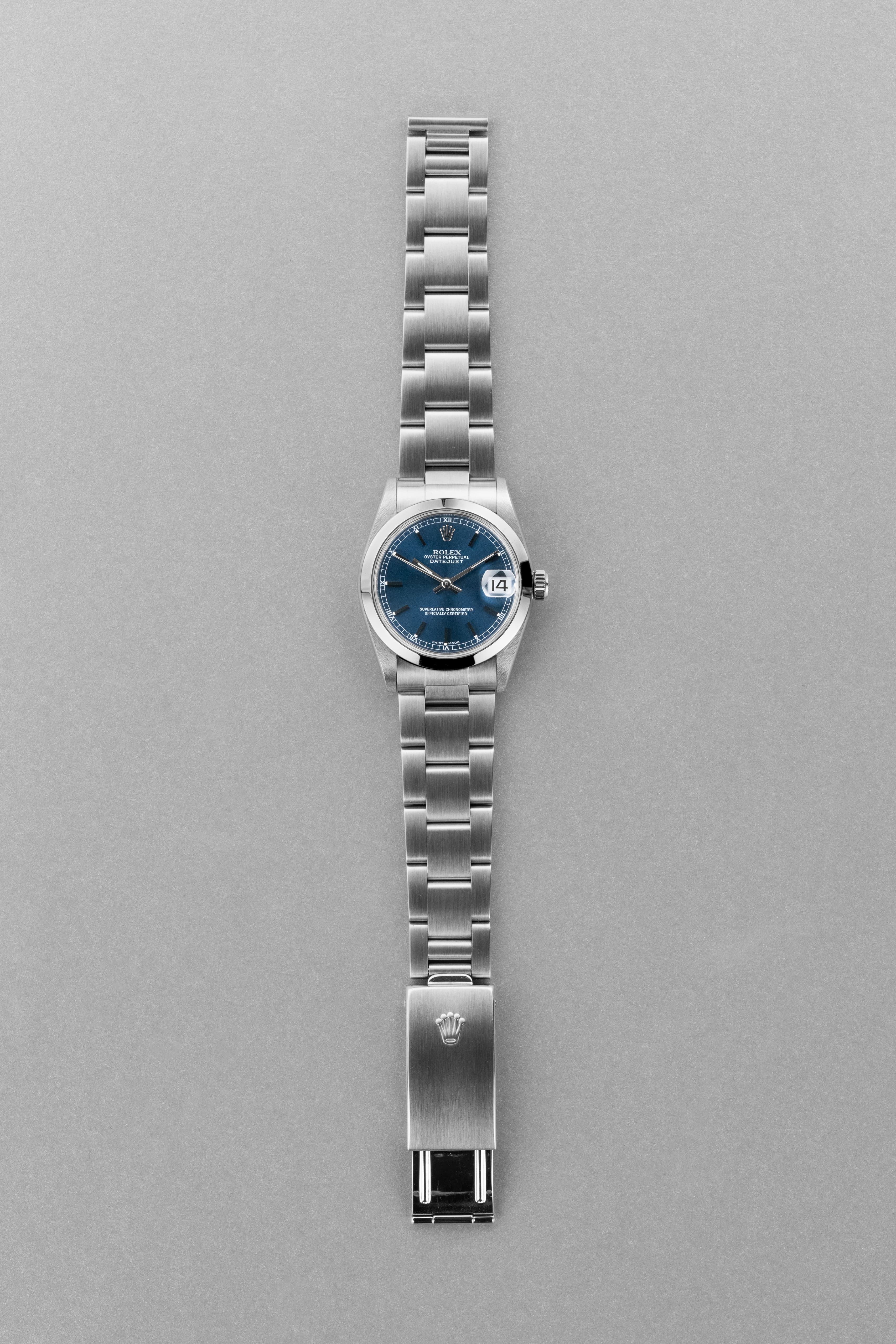 LENC Rolex Datejust 31 ref. 78240 de 2000 – Mostrador azul, Estado perfeito, Autocolante Rolex de origem - Vista geral