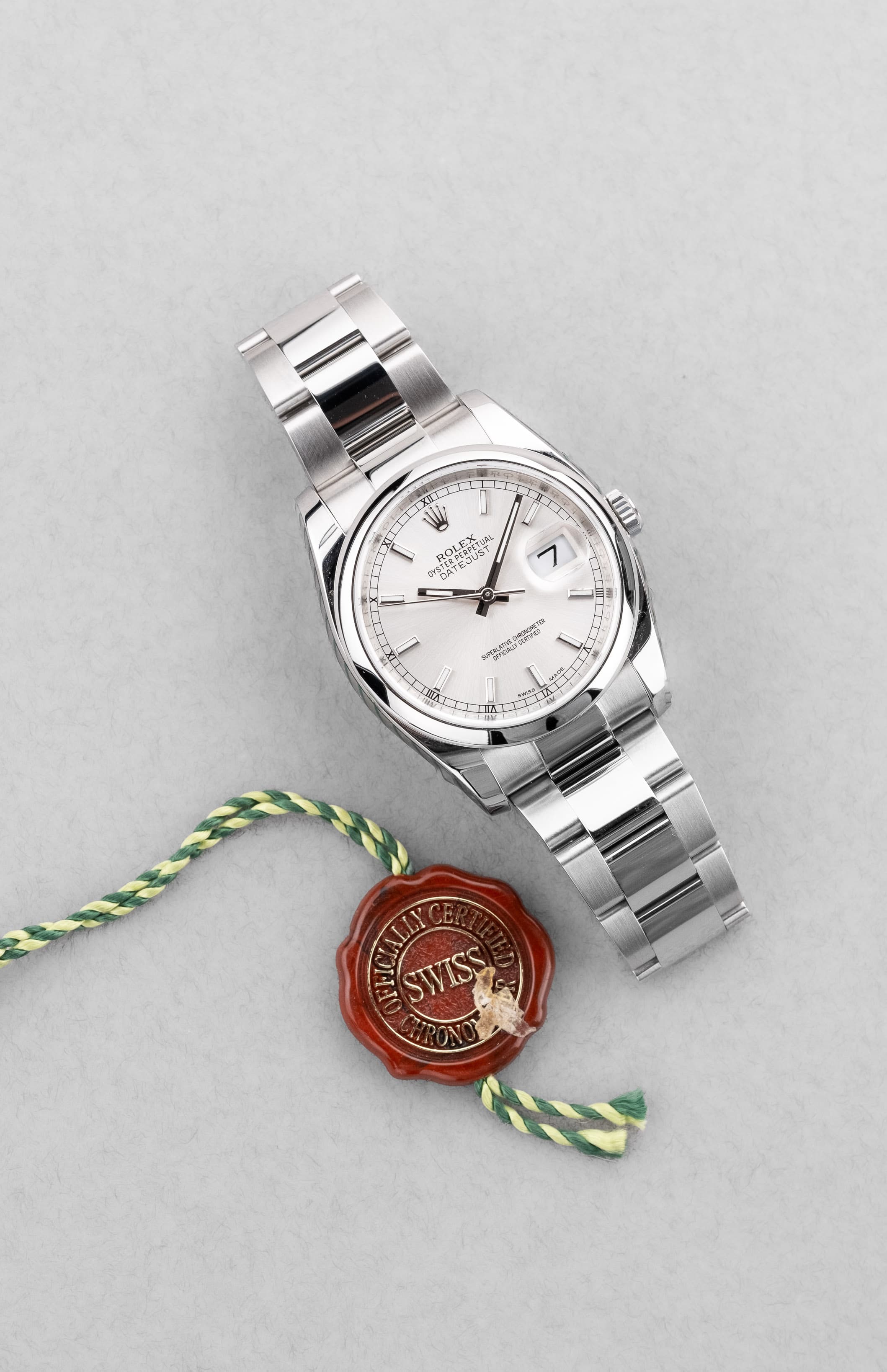 LR58 Rolex Datejust réf. 116200 circa 2015 – Cadran « Silver » - Overview