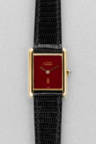 LURT Cartier Tank Must Quartz GM 6 «Red/Burgundy Dial» - Fronte
