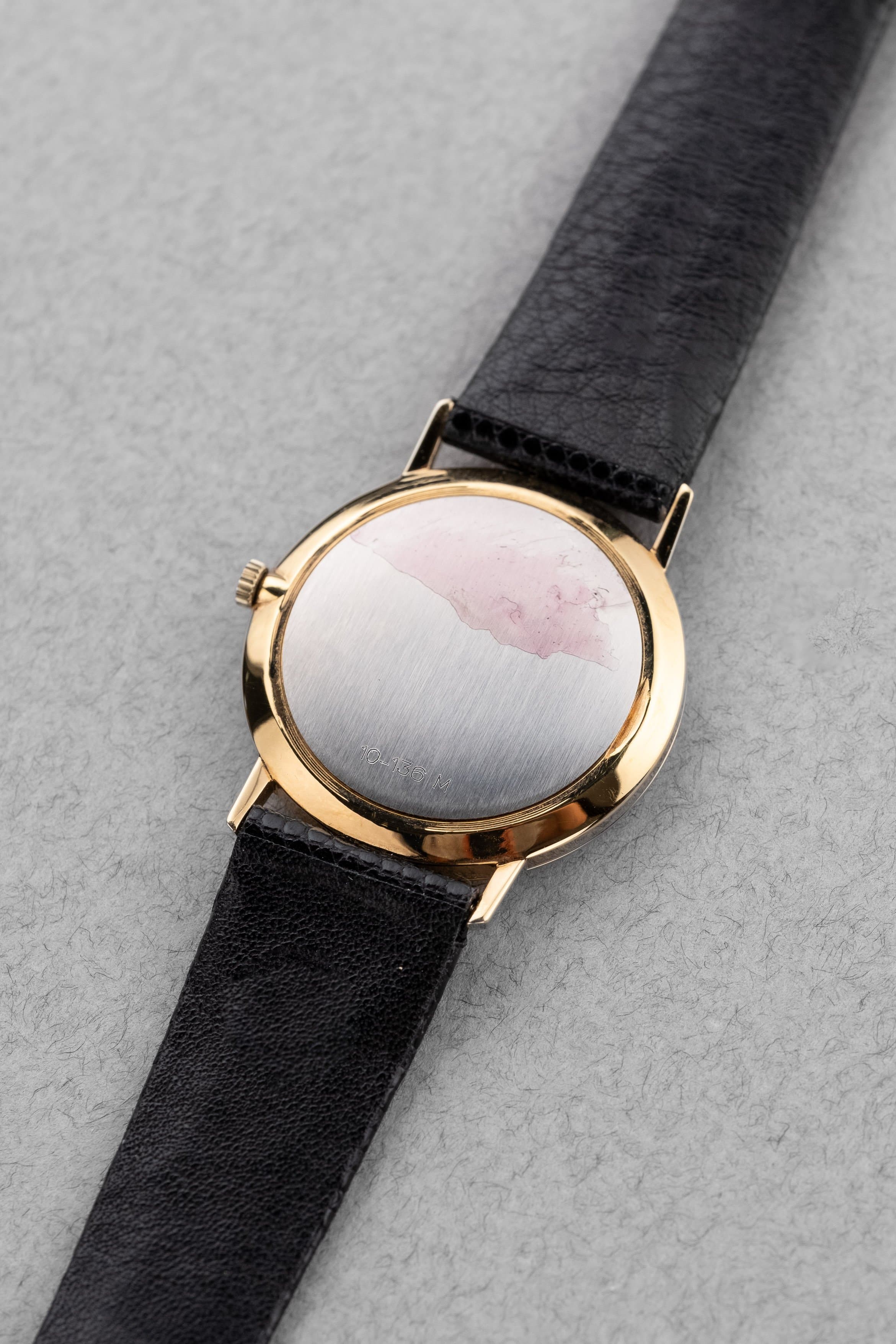 LZ7J Eska St. Moritz 10-136 – Prototype NOS en onyx et jaspe rouge - Back