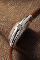 MDLZ 1948 Rolex “Bubble Back” Ref. 5050 in Steel – “Crème Brûlée” Radium Burn Dial - Right side