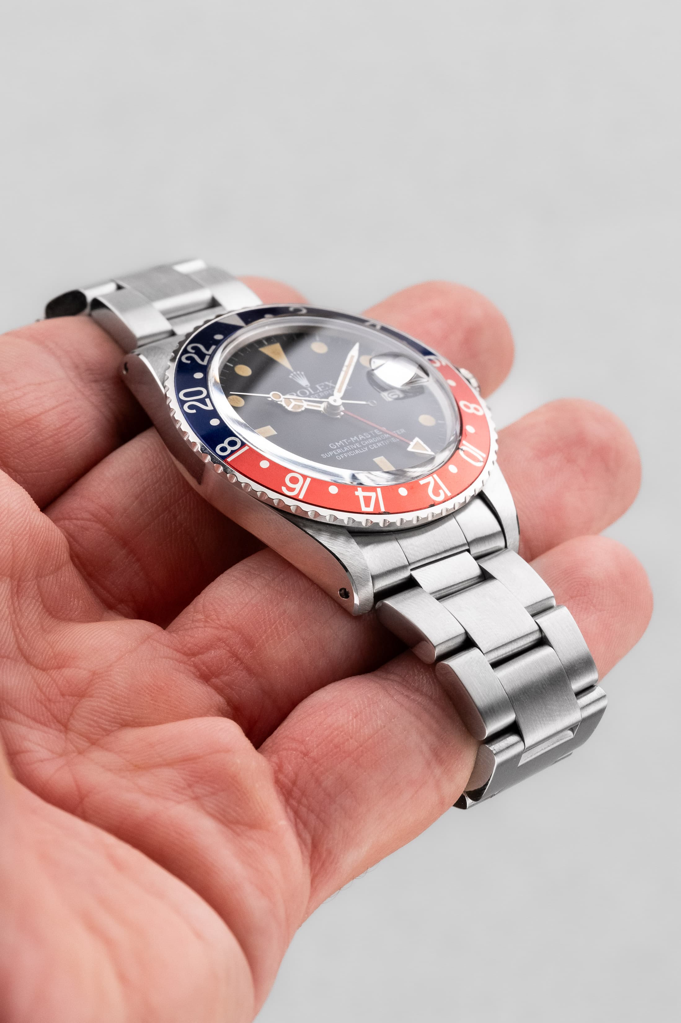 MTYT Rolex GMT-Master réf. 16750 « Pepsi » de 1983 – Cadran « Mark 1 » + Patine - Left side