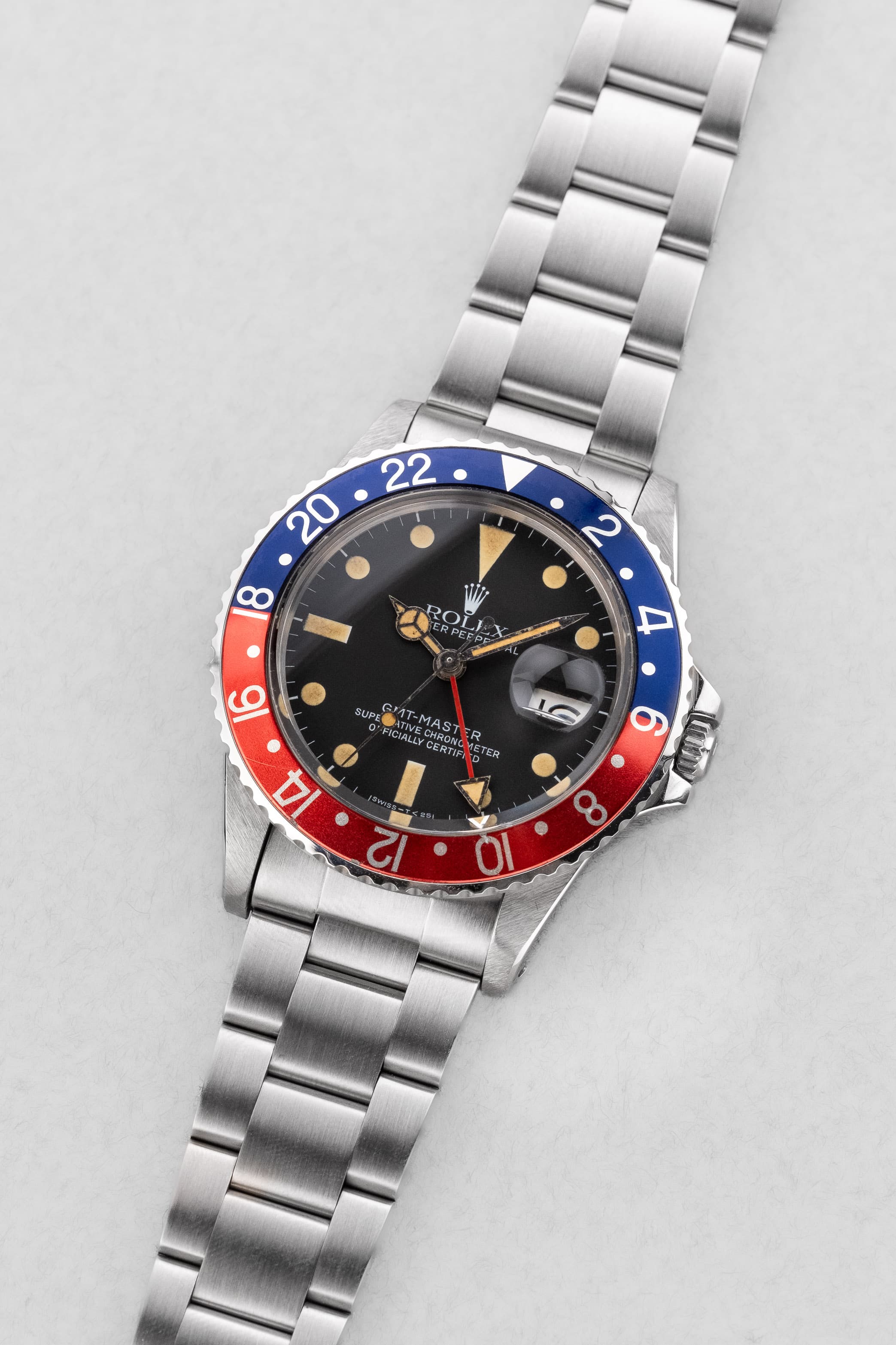 MTYT Rolex GMT-Master réf. 16750 « Pepsi » de 1983 – Cadran « Mark 1 » + Patine - Three Quarters