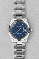 MVQY Rolex Datejust 1600 « Bleu Sigma » de 1971 - Front