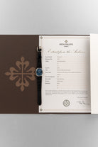 P1VE 卓越罕見 Patek Philippe Ellipse d’Or 型號 3848 白金腕錶，1992-1993 年——藍色 Sigma 字盤 + 品相絕佳 - 文件