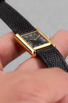 P5PN Cartier Tank Must Mécanique PM 3 Lady « Black Roman Dial » - Feature