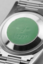 P7FC 1997-1998 Rolex Explorer Ref. 14270 – Full Set + N.O.S. + Original Rolex Sticker - Back