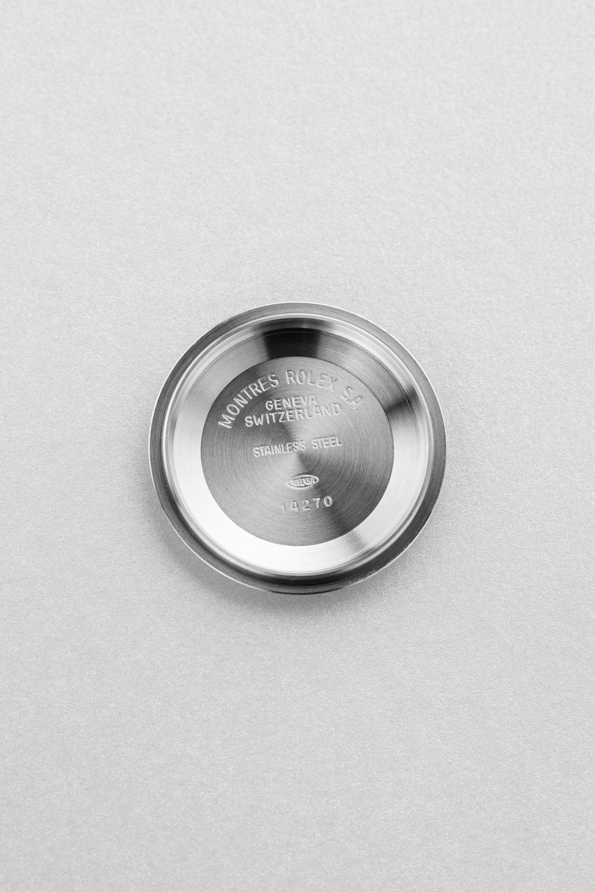P7FC 1997-1998 Rolex Explorer Ref. 14270 – Full Set + N.O.S. + Original Rolex Sticker - Inside case back