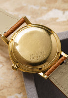 PRUL Splendido Universal Genève Polerouter De Luxe « Caramel Tropical » in oro giallo, ref. 10234-3, circa 1955 - Retro