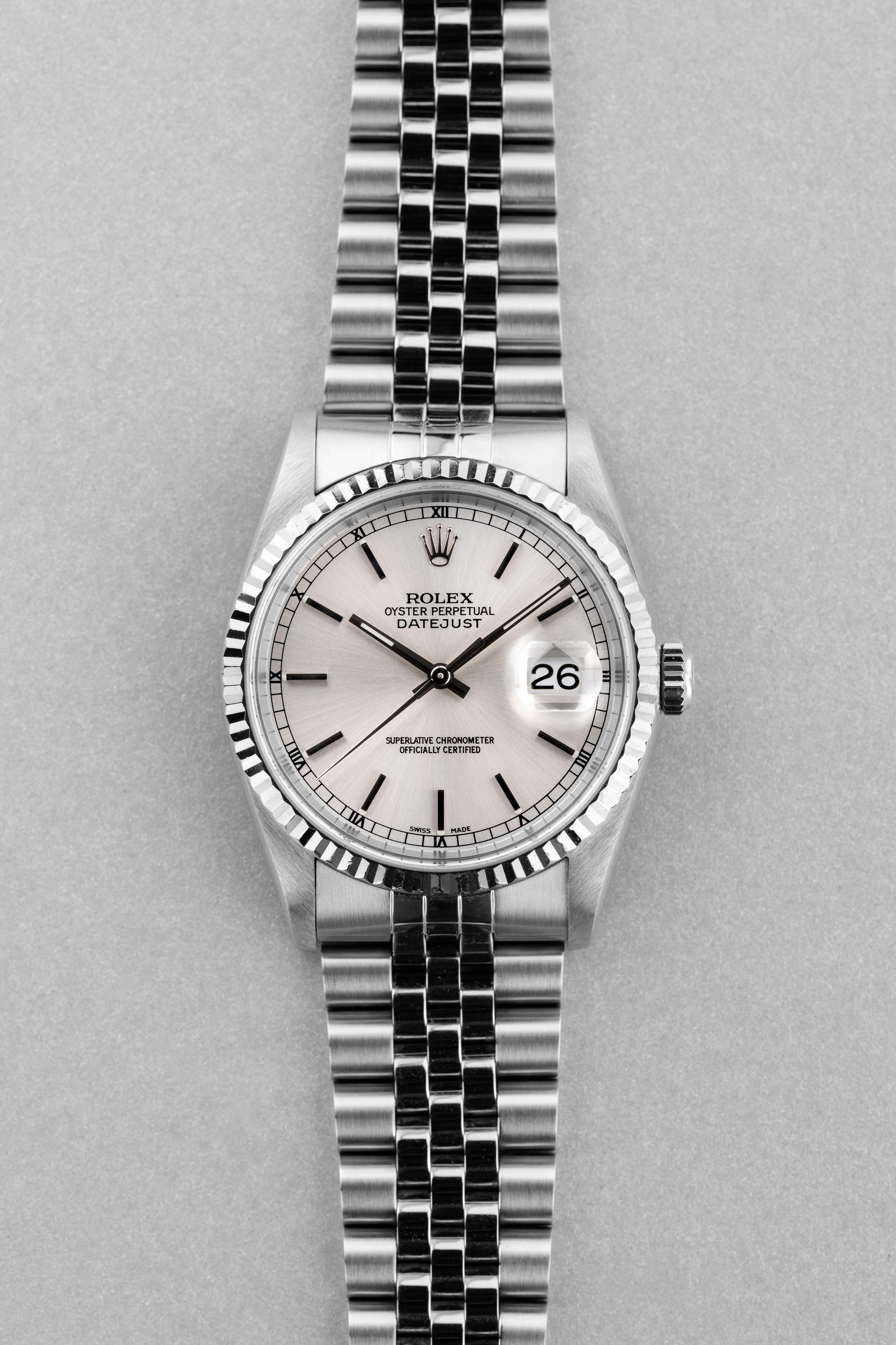 PV7E Rolex Datejust réf. 16234 « Silver » de 2000 – Carte de Garantie NFC Rolex - Front