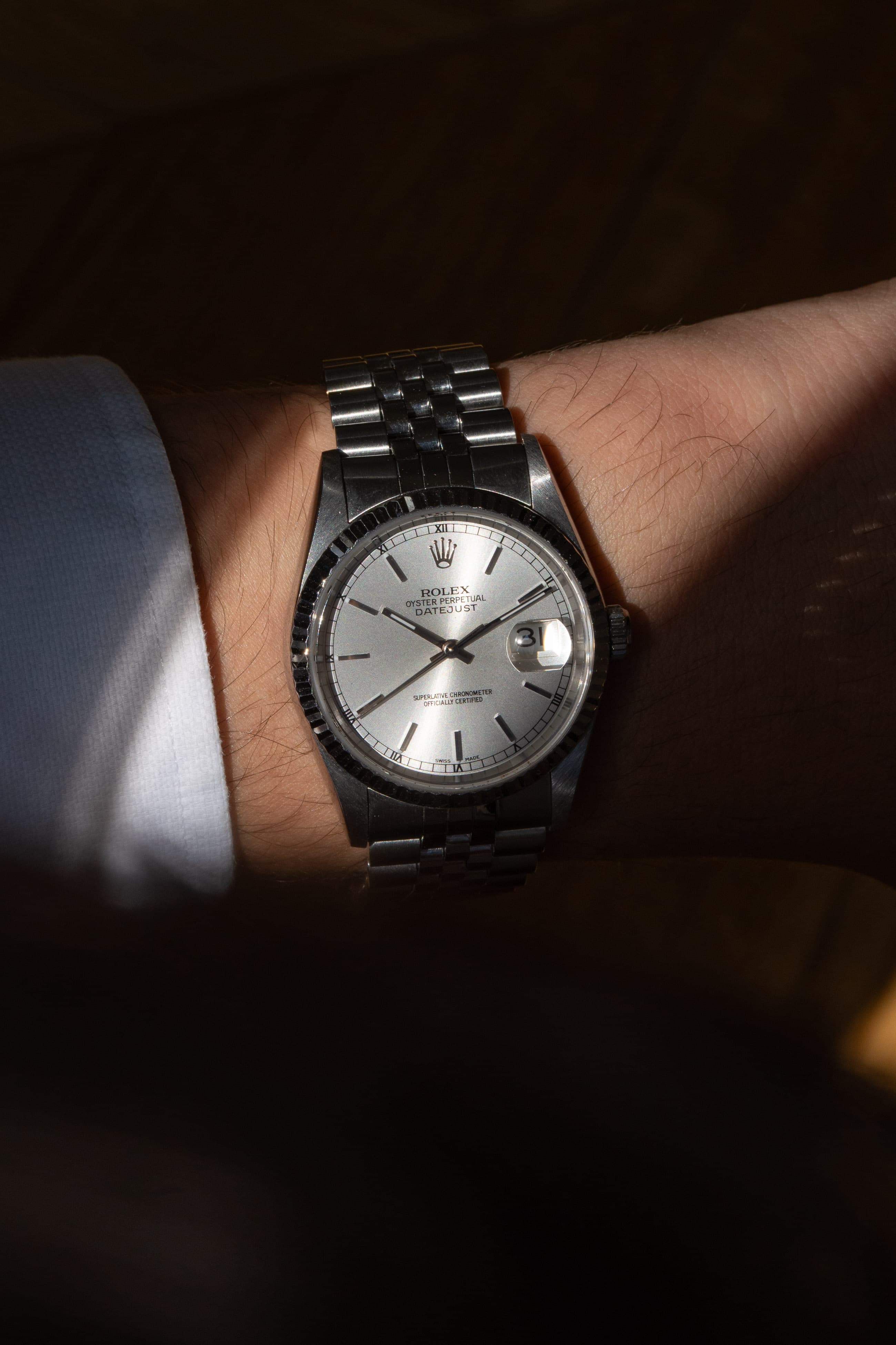 PV7E Rolex Datejust réf. 16234 « Silver » de 2000 – Carte de Garantie NFC Rolex - Wristshot