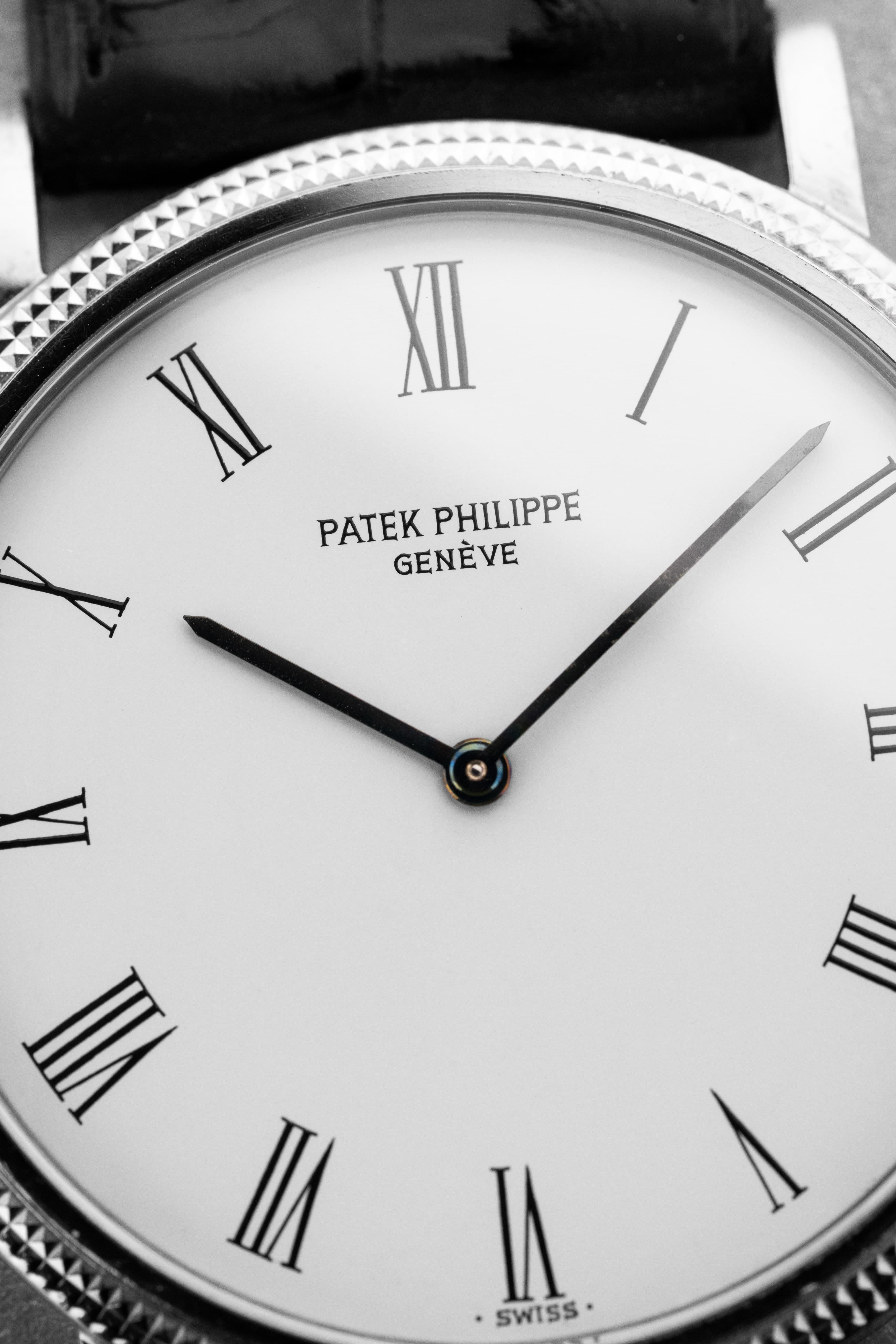 PYWT Patek Philippe Calatrava « Clous de Paris » réf. 3520D en or blanc, circa 1986 - Dial