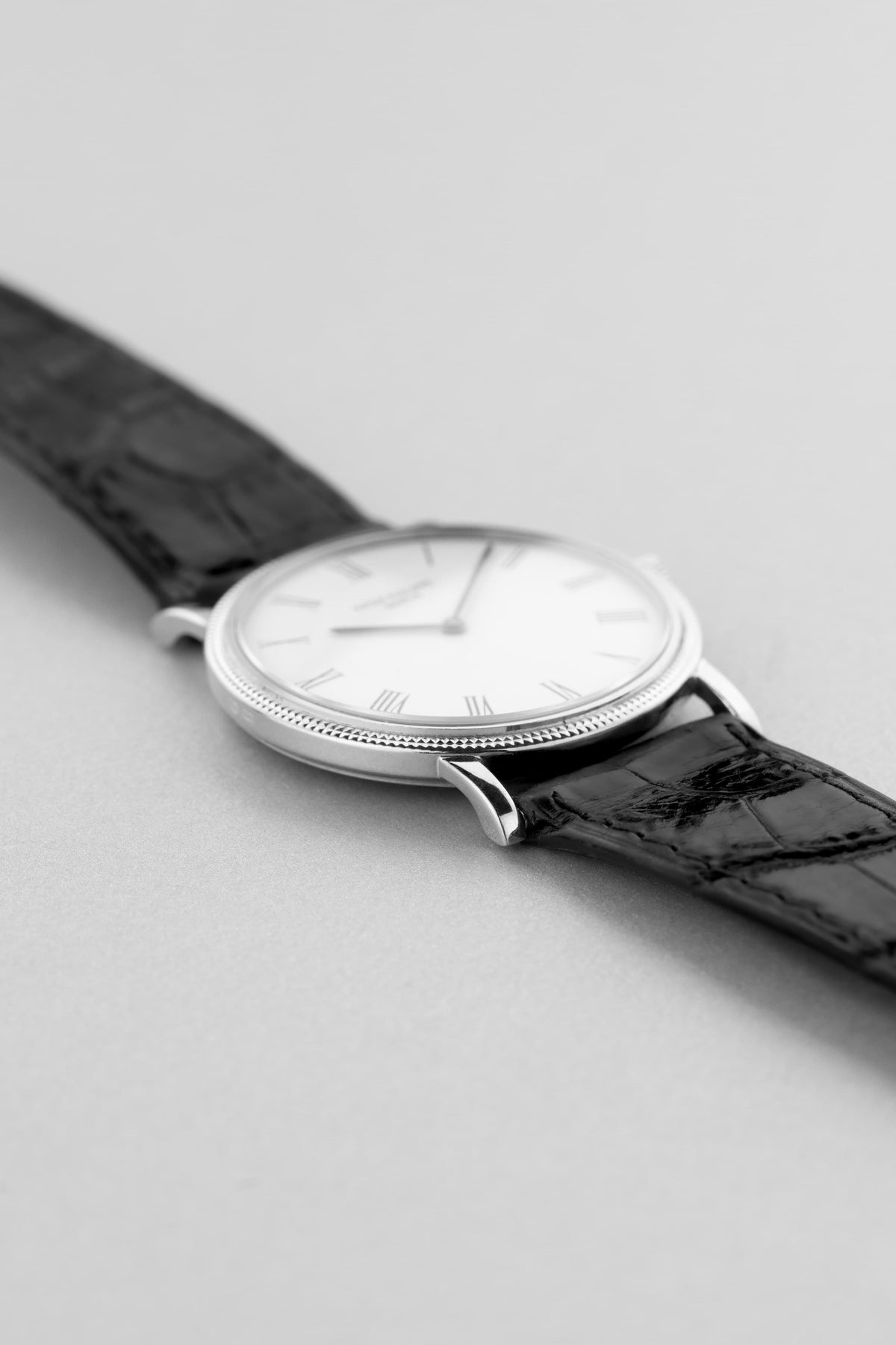 PYWT Patek Philippe Calatrava « Clous de Paris » ref. 3520D in oro bianco, circa 1986 - Lato sinistro
