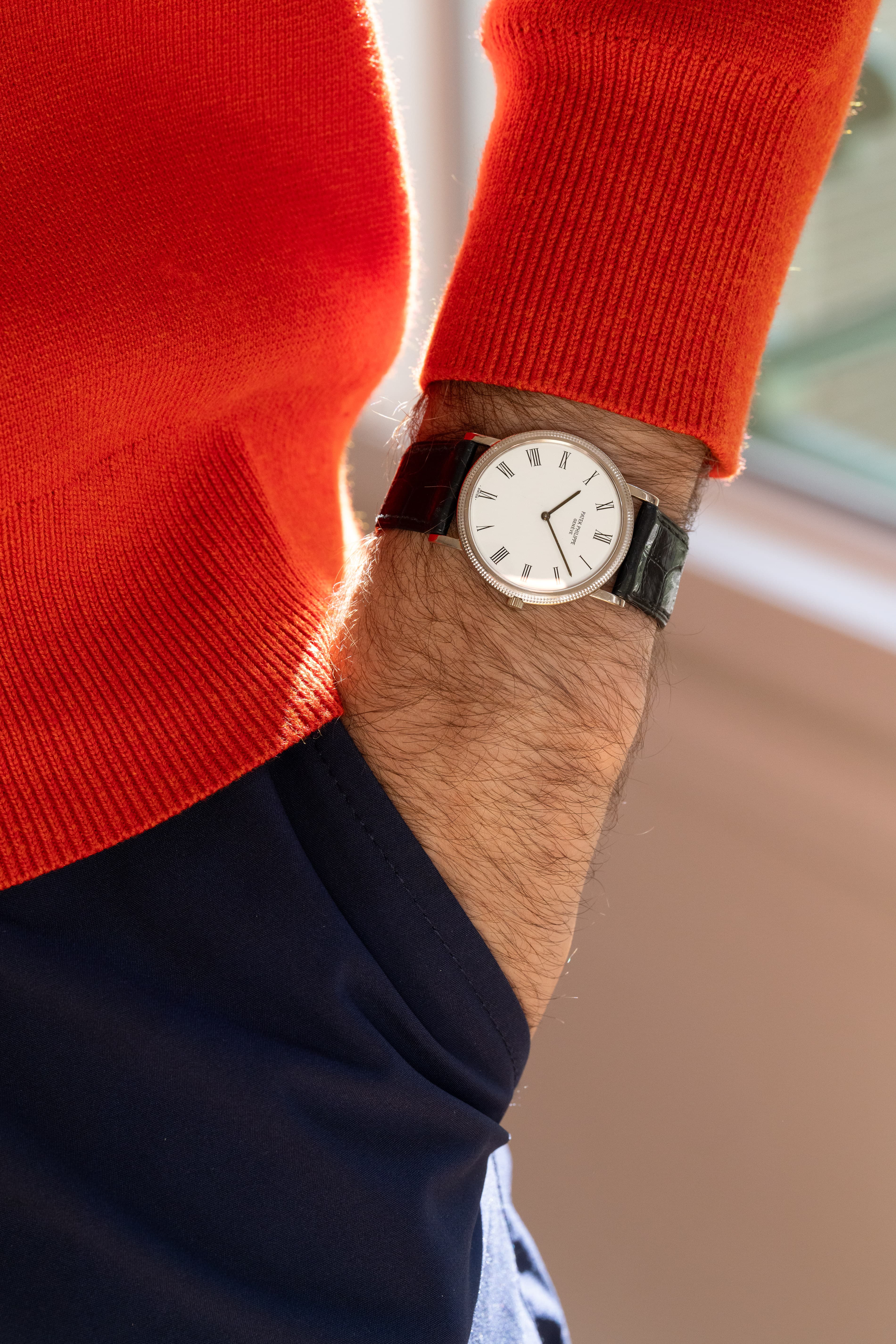 PYWT Patek Philippe Calatrava « Clous de Paris » réf. 3520D en or blanc, circa 1986 - Lifestyle