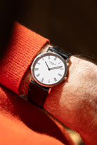 PYWT Patek Philippe Calatrava « Clous de Paris » ref. 3520D in oro bianco, circa 1986 - Wristshot