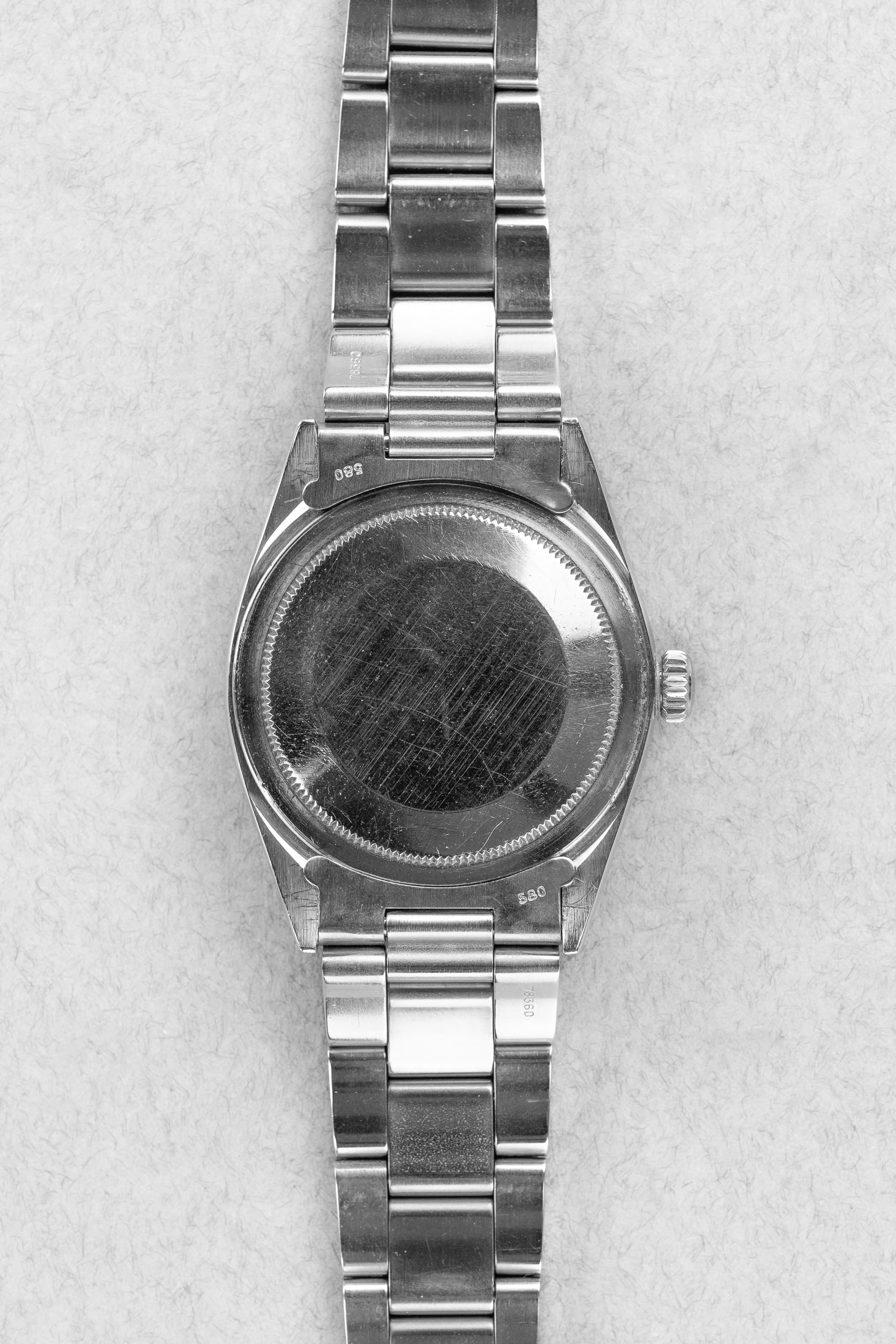 Q8UG Superbe Rolex Explorer 1016 Mark 3 « Pumpkin Patina » - Back