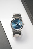 QVEG Soberbo Rolex Datejust Oysterquartz ref. 17000 de 1990 – Mostrador azul - Frente