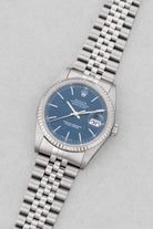 R9LP Rolex Datejust réf. 16234 de 1989 – Cadran Bleu - Three Quarters