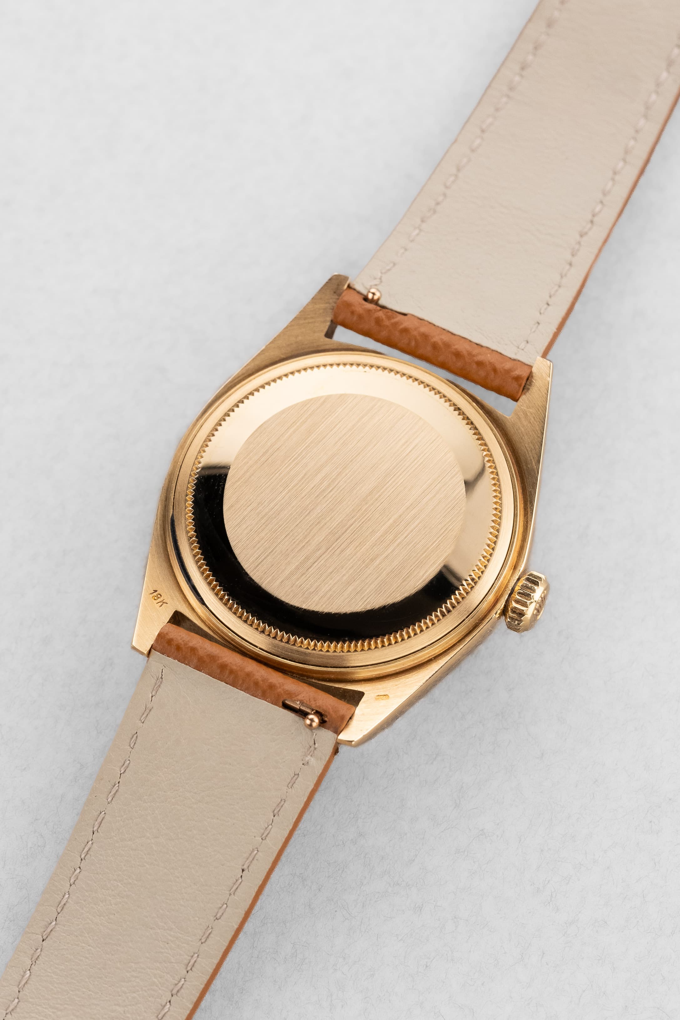 RKJL Superbe Rolex Day-Date réf. 1803 « Silver Wide Boy » de 1972 - Back