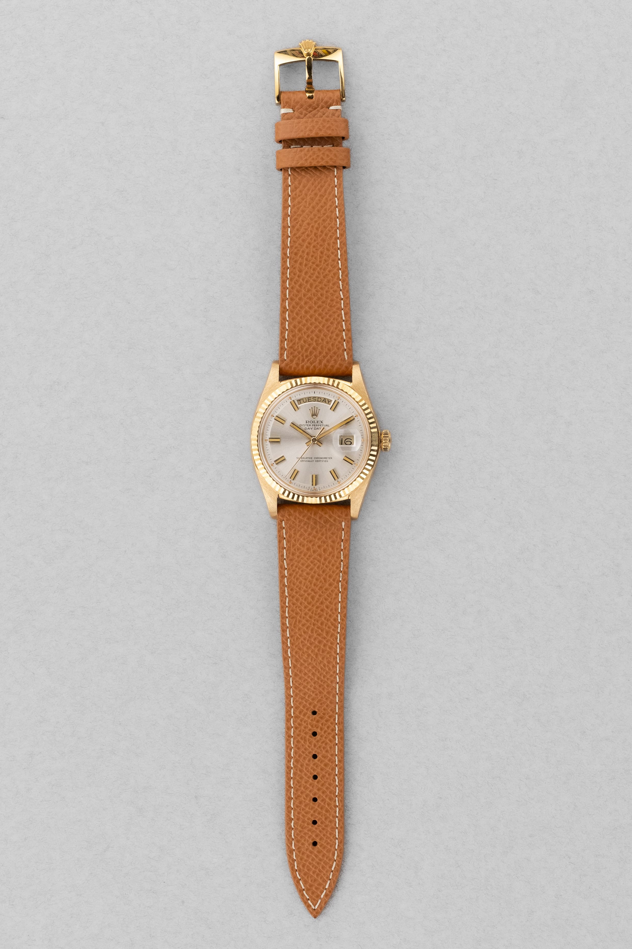 RKJL Superbe Rolex Day-Date réf. 1803 « Silver Wide Boy » de 1972 - Overview