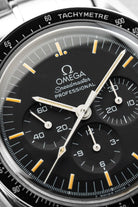 RYQM Omega Speedmaster Moonwatch ref. 3592.50/3572.50 circa 1997 – Fondello trasparente + Tritium patinato - Quadrante