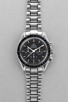 RYQM Omega Speedmaster Moonwatch ref. 3592.50/3572.50 circa 1997 – Fondello trasparente + Tritium patinato - Fronte