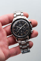 RYQM Omega Speedmaster Moonwatch ref. 3592.50/3572.50 circa 1997 – Fondello trasparente + Tritium patinato - Lifestyle
