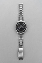RYQM Omega Speedmaster Moonwatch ref. 3592.50/3572.50 circa 1997 – Fondello trasparente + Tritium patinato - Panoramica