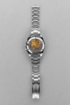 RYQM Omega Speedmaster Moonwatch ref. 3592.50/3572.50 circa 1997 – Fondello trasparente + Tritium patinato - Panoramica