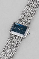 S2PP Omega De Ville « Jeux d'Argent » Emerald par Andrew Grima, réf. 8272 en argent massif, de 1972 - Three Quarters