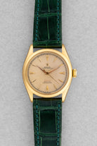 SCLL Rolex Oyster Perpetual réf. 6084 « Honeycomb OCC Red Writing Semi-Bubbleback » de 1952 - Front