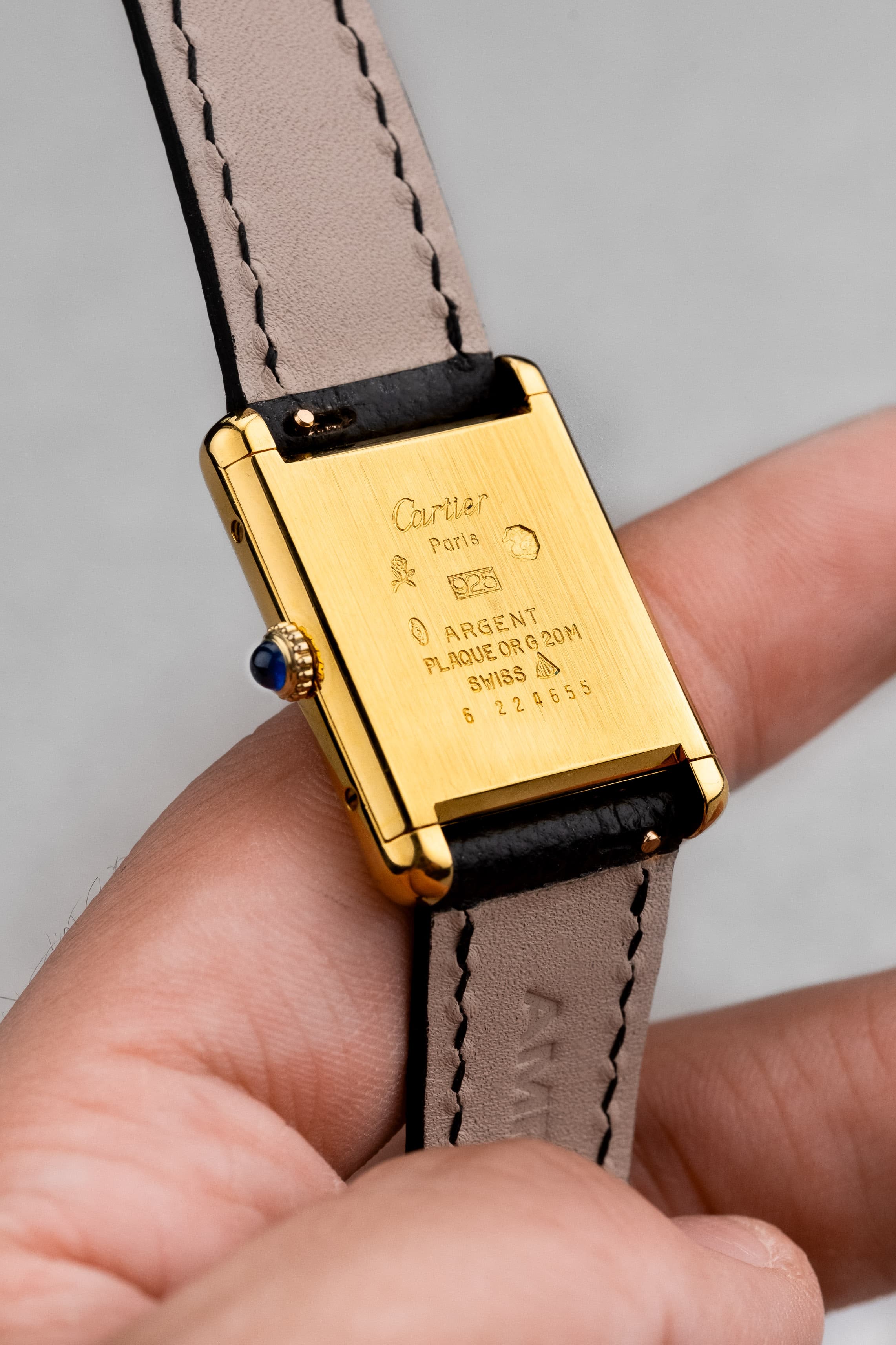 SDUT Cartier Tank Must Mécanique GM 6 « Trinity » - Back