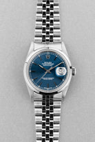 SE66 Rolex Datejust ref. 16200 스틸, 2000년 – 블루 다이얼 - 정면