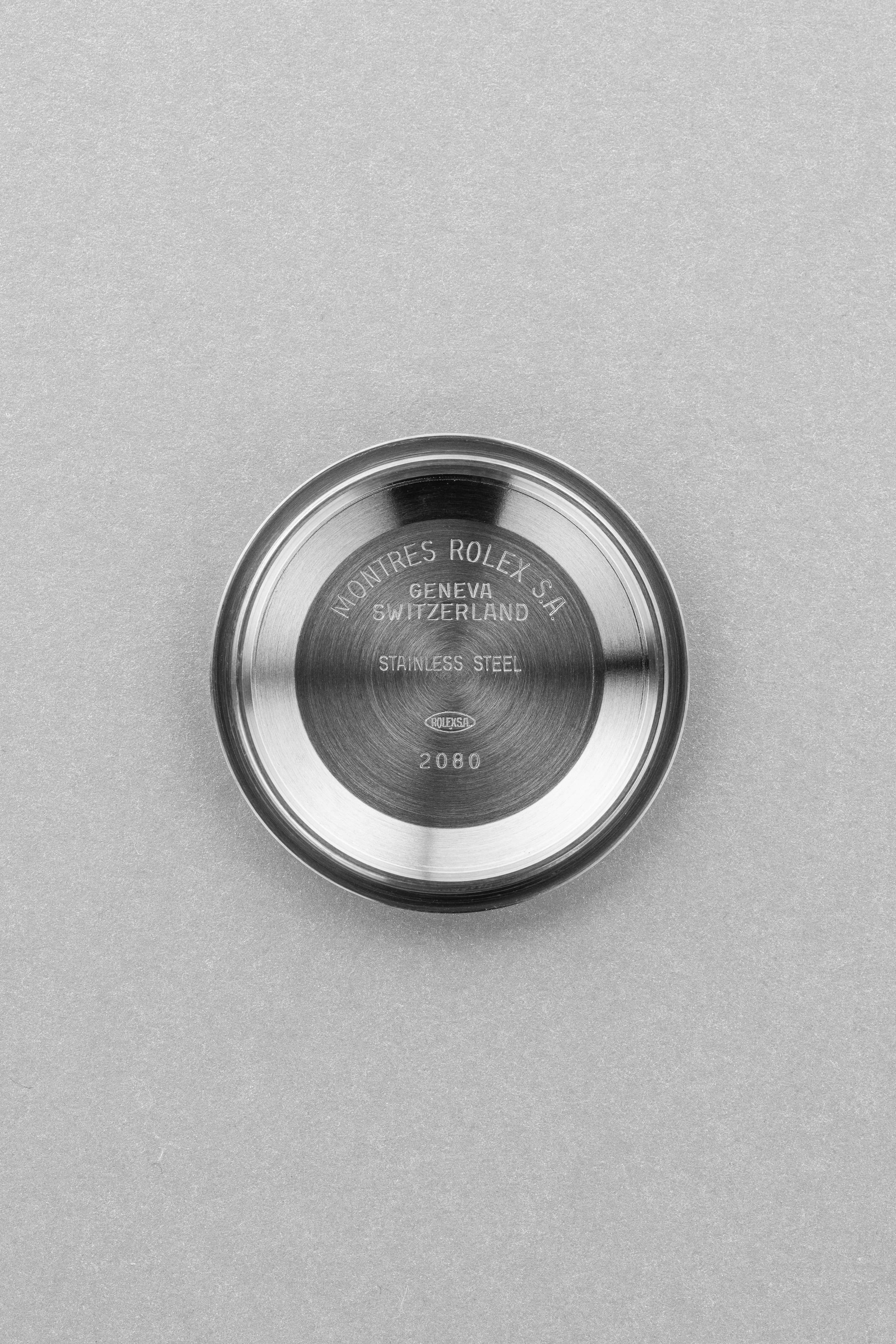 SE66 Rolex Datejust réf. 16200 de 2000 en acier – Cadran Bleu - Inside case back