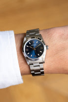 SGNE 1997 Rolex Oyster Perpetual 31 Ref. 67480 – Blue “Explorer 3-6-9” Dial, Original Warranty, Perfect Condition - Wristshot