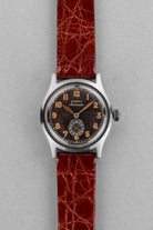 SJNV Extremely Rare and Astonishing Piaget “Military” Automatic in Steel, circa 1945 - Front